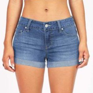 Domaine Rolled Cuff Medium Wash Low-rise Shorts EUC sz 7